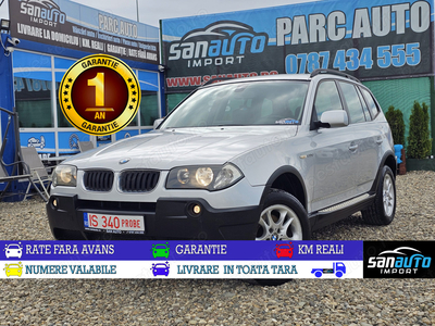 BMW X3 2006 2.0d 150 CP GARANTIE 12 luni RATE fixe fara avans