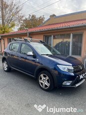 Dacia Sandero Stepway,33000 km,2019,benzina,albastru,primul proprietar