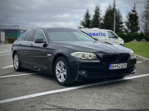 BMW F10 520d cu distribuție, anvelope iarna, NEGRU, Sedan, Ireproșabil!