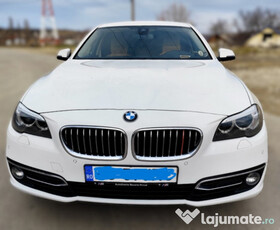 BMW F10 520d / 184 cp / 2014/ Euro 6 / LuxuryLine / Alb perlat