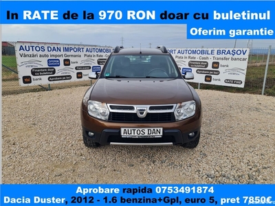 Dacia Duster 2012 benzina+GPL