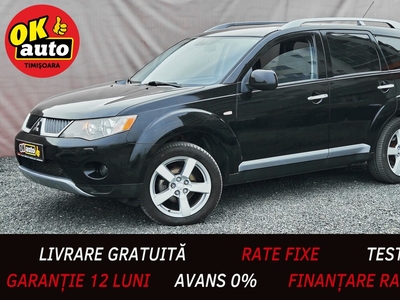 Mitsubishi Outlander 7 locuri 4X4 2.0 diesel - 2009 - garantie 12 luni - rate fixe cu avans 0%