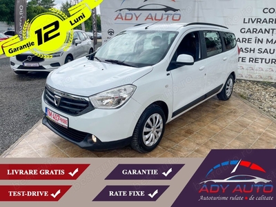 DACIA LODGY - 1,6 Benzina - 7 locuri - Euro 5 .Rate fixe . Garantie 12 luni . Test drive . Livrare