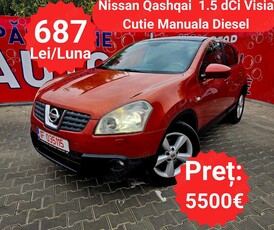 Nissan Qashqai 1.5 dCI Visia - RATE de la 687 Lei pe Luna