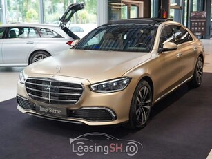 Mercedes-Benz Clasa S 500 4M lang gold MATTLACK MANUFAKTUR Interieur