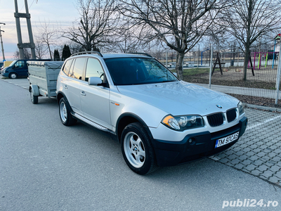 Vand BMW X3 si remorca EURO4 Motor 2.0 Diesel