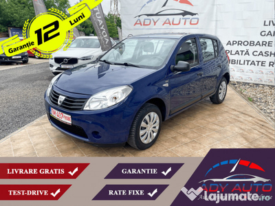 DACIA SANDERO 1,2 Benzina . Rate fixe . Garantie 1 an . Buy back