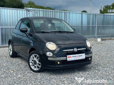 Fiat 500*km:152.125*clima*2 randuri de roti*1.3 benzina*69 cp!