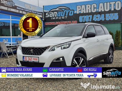 Peugeot 5008 / 2017 / 1.2 e-THP / 131 CP / 7 locuri / GARANTIE / RATE