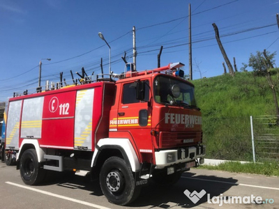 Masina de Pompieri IVECO-MAGIRUS 232 D, 4X4, Bazin 5000L + 500L Spuma