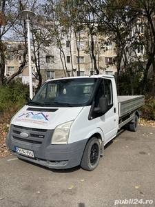 Vand sau inchiriez Ford Transit cabina simpla cu bena 4 metri