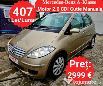 Mercedes-Benz A180 CDI Elegance RATE