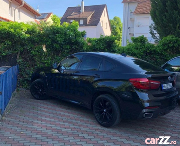 BMW X6 2018 negru mat foarte frumos!