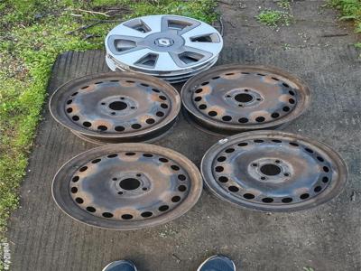 Vand set de jante tabla(otel)4x100 r15 Renault Megane 2+4 capace