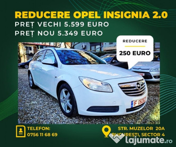 Opel Insignia 2.0 CDTI POSIBILITATE RATE, Avans 0