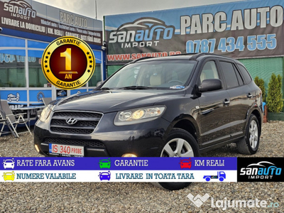 Hyundai Santa Fe / 2007 / 2.2 CRDi / 155 CP / GARANTIE 12 luni / RATE