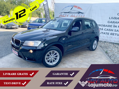 BMW X3 XDrive 4x4 . Rate fixe . Garantie 12 luni . Buy back . Test dri