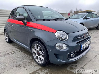 Fiat 500 Cabrio S 1.2i 2018 Man5+1 Unic proprietar Climatronic Piele 10500-euro