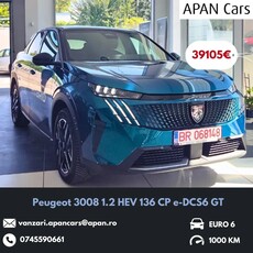 Peugeot 3008 1.2 HEV 136 e-DCS6 GT