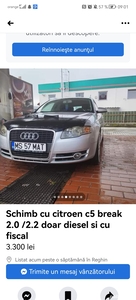 Vând Audi a4 2.5 163 cp