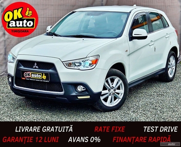 Mitsubishi ASX 1.8diesel euro 5 - garantie 12 luni - rate fixe cu avans 0%