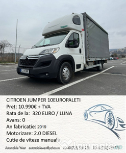 Citroën JUMPER 10 Europaleti