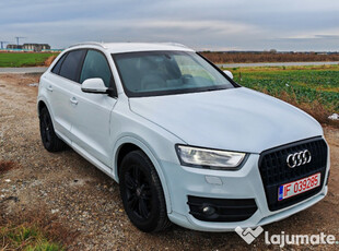 A. Audi Q3 2.0 TDI 2013 140 CP navigație led, EURO 5