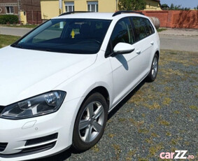 Volkswagen Golf 7 Variant 1.6 TDI 110CP Cutie Automată DSG Alb 2015