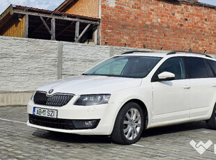 Skoda Octavia 3 DSG automata 2.0 TDI 2014 Variant Alb 150cp