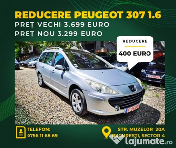 Peugeot 307 sw 1.6 hdi, Posibilitate Rate, Avans 0
