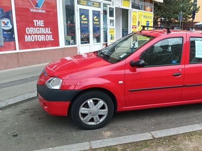 Vând urgent Dacia Logan motor 1.6 mpi benzină+GPL , an 2006 luna August, model 2007 , roșu pasion.