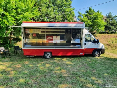 FOOD TRUCK - Fiat Ducato, cu carnet Cat. B, Posibil FINANTARE rate TBI