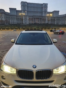 Vând BMW X3 Xdrive, panoramic, xenon, navigație mare, piele ecologica, jante aliaj, revizii la zi