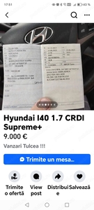 Hyundai i40 de vânzare, Tulcea FRECĂȚEI