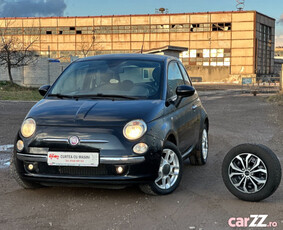 Fiat 500*km:152.125*clima*2 randuri de roti*1.3 benzina*69 cp!