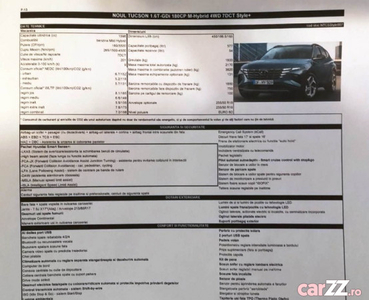 Hyundai Tucson hybrid 4*4