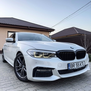 BMW 530D 265CP G30 Motor 3.0 2018, Pachet M, Head Up, Alb perlat Braila