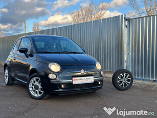 Fiat 500*km:152.125*clima*2 randuri de roti*1.3 benzina*69 cp!