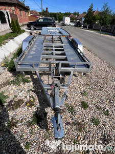 Vând trailer auto 1200€ 4,85 lungime 1,98 lățime