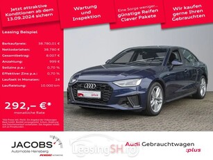 Audi A4 Limousine 40 TDI quattro S line GRA,SHZ,RFK