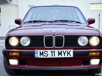 Vand BMW E30, ursulet 318i in stare impecabila si km reali, OLDTIMER, istoric, stare originala