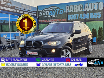 BMW X5 2008 3.0d 235 CP GARANTIE 12 luni RATE fixe fara avans