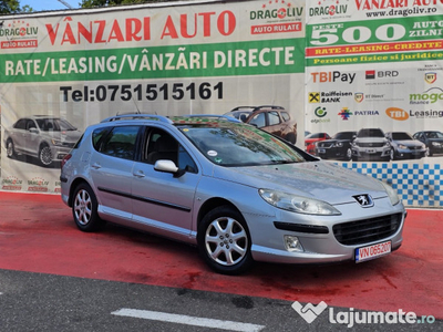 Peugeot 407SW, 1.8 Benzina, 2006, Panorama, Finantare Rate