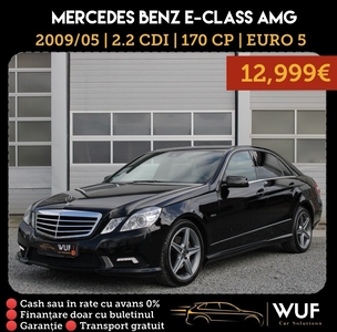 Mercedes-Benz E Class AMG Line Avantgarde | 220 CDI 170 CP | EURO 5 Zalau