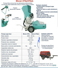 Pompa sapa imer mover 270e și compresor aer rotair mdvn diesel