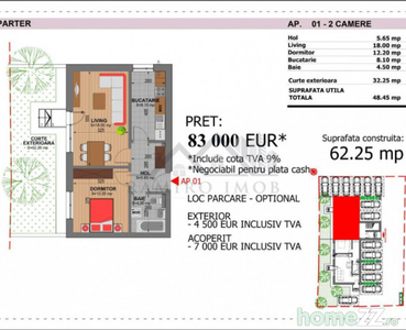 Bloc nou 2 camere