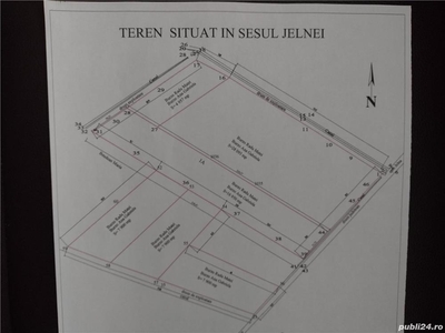 Vind 7,39 hectare compacte in sesul jelnei, Bistrita