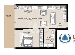 Proiect Nou! Apartament 2 camere | Etaj 3 | Terasa | Dambul Rotund