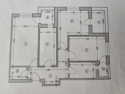 Apartament 3 camere Popesti