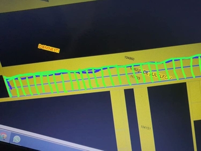 Teren domnesti str ciocarliei 400 metri cu 14 deschidere cut 1,6 pot 45%,p+2+m super pret 12000 euro